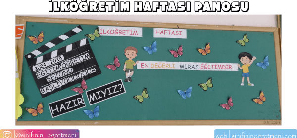 İLKÖĞRETİM HAFTASI PANOSU